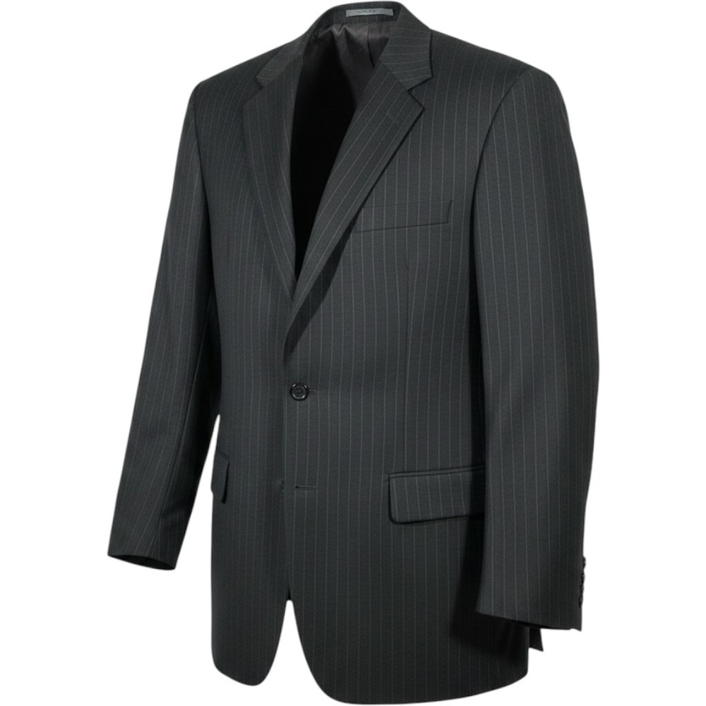 Hickey Freeman Madison Wool Two-Button Blazer Men 44L Grey Pinstripe Loro Piana - Picture 4 of 14